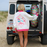 Terry Varsity Pullover - Sailcloth White