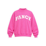 Oversized Terry Classic Mockneck - Pink Cosmo