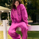 Double Zipper Classic Mockneck - Plum