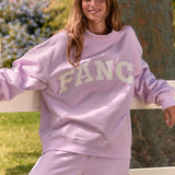 Oversized Terry Classic Mockneck - Lavender
