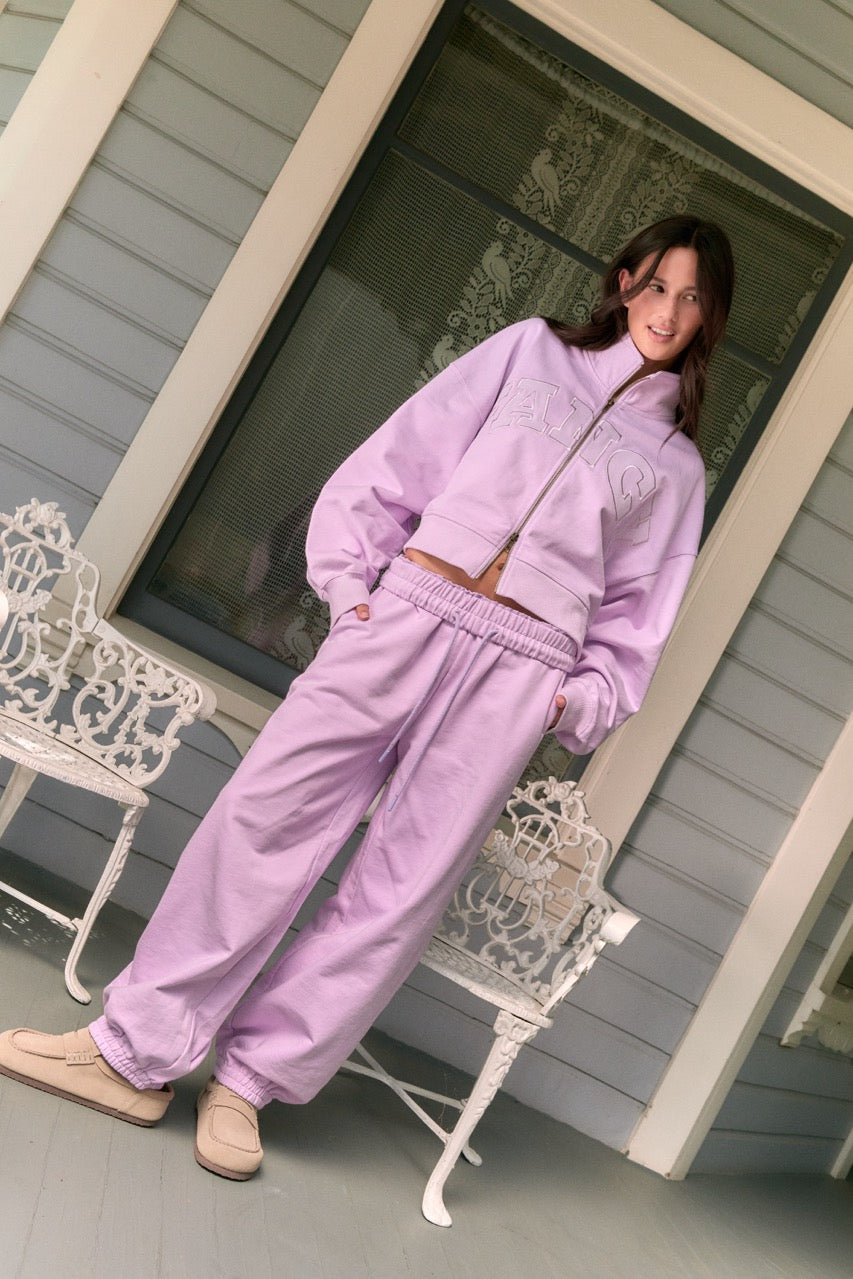 Relaxed Joggers - Lavender