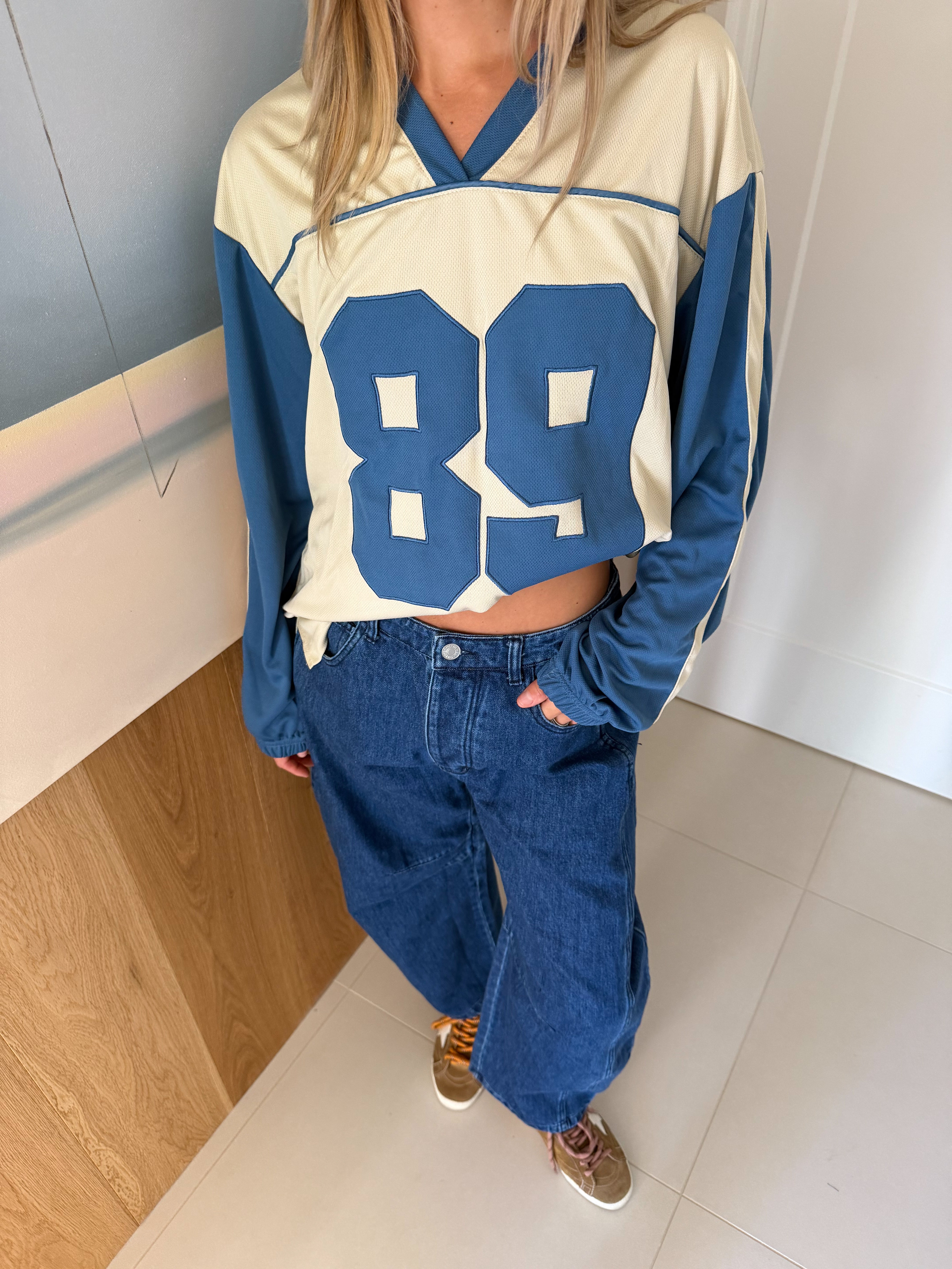 Susan Fancy Susan Denim Barrel Jeans - Denim (PREORDER 1 WEEK) – Shop Fancy