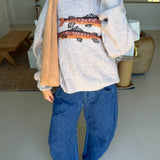 Taylor Fish Knit Sweater - Oatmeal