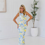 Alanna Bart Town Mizie Open Back - Blue Multi
