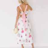 Victoria Printed Midi Dress - Multi