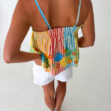 Daphne Striped Top - Fruit Stripes