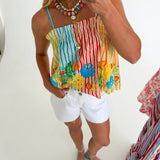 Daphne Striped Top - Fruit Stripes