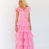 Kelsi Ruffle Set - Pink