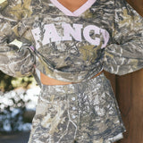 Fancy Button Shorts - Camo (PREORDER)