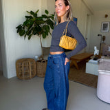 Madi Long Sleeve Top - Dark Grey