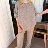 Brooke Sweater Set - Brown