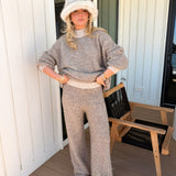 Brooke Sweater Set - Brown