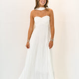 Isabel Scarf Dress - White