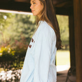 Fancy Oversized Fleece Mockneck - Glacier
