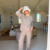 Brooke Sweater Set - Brown