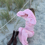 Fancy Oversized Fleece Mockneck - Pink Camo (PREORDER)