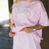 Fancy Button Shorts - Pink Camo