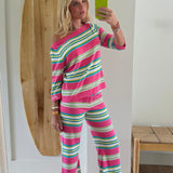 (PREORDER) Knit Tie Pant - Nantucket Stripe