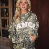 Fancy Oversized Fleece PocketCloud Mockneck - Camo (PREORDER)