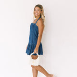 Emma Halter Neck Dress - Denim