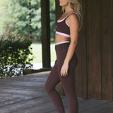 Fancy FitFlow Double Lined Leggings - Peony
