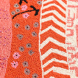 Tigerlily Beaded Shoulder Bag