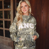 Fancy Oversized Fleece PocketCloud Mockneck - Camo (PREORDER)