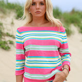 Boatneck Top - Nantucket Stripe (PREORDER)