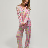 Pajama Set - Garden Multi Plaid