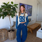 Susan Denim Barrel Jeans - Denim