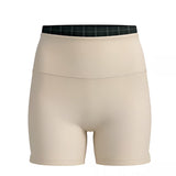 Fancy FitFlow Double Lined Shorts - Cream/Plaid