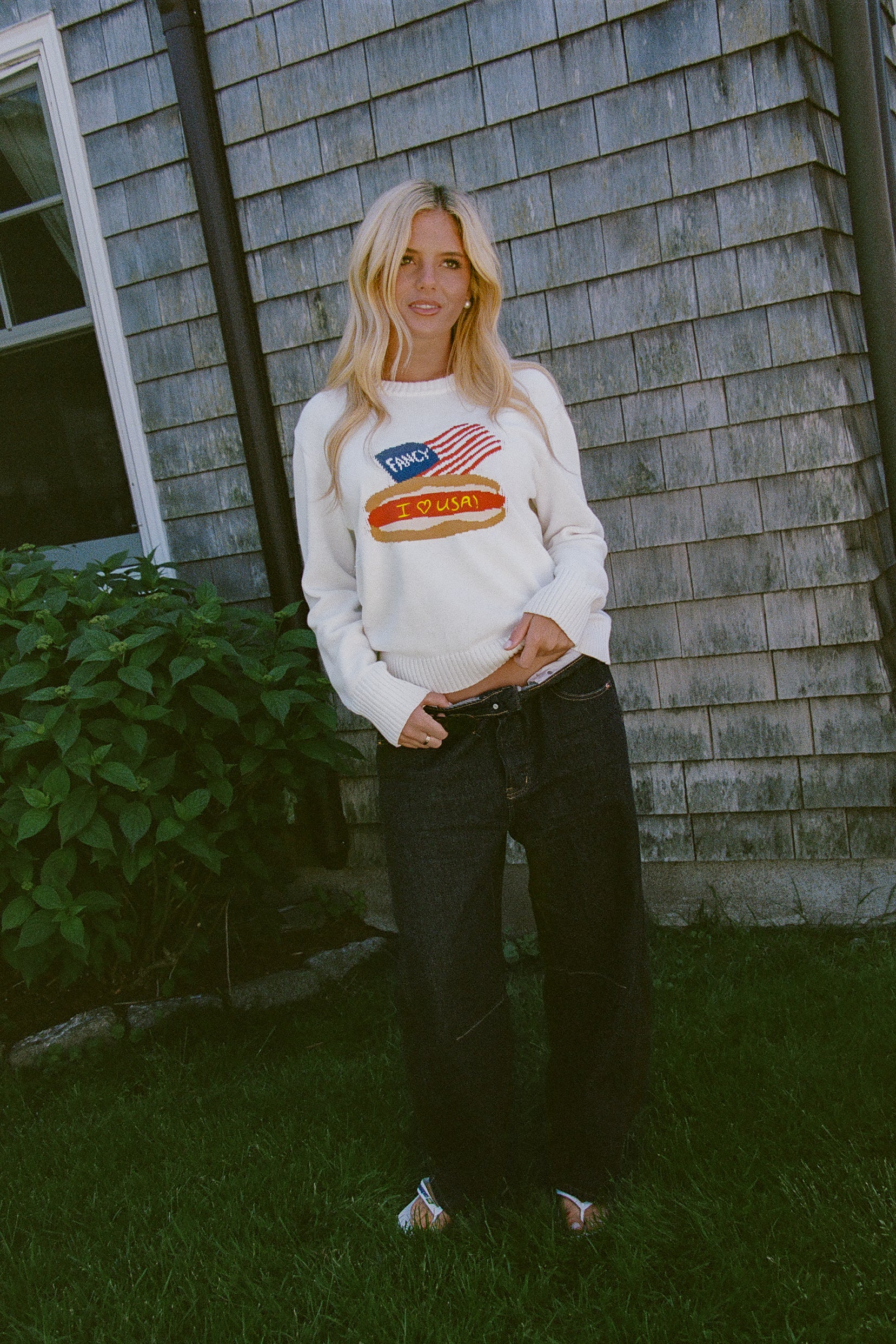 Summer Cookout Knit Sweater