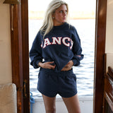 Oversized Terry Classic Mockneck