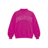 Oversized Terry Classic Mockneck - Plum