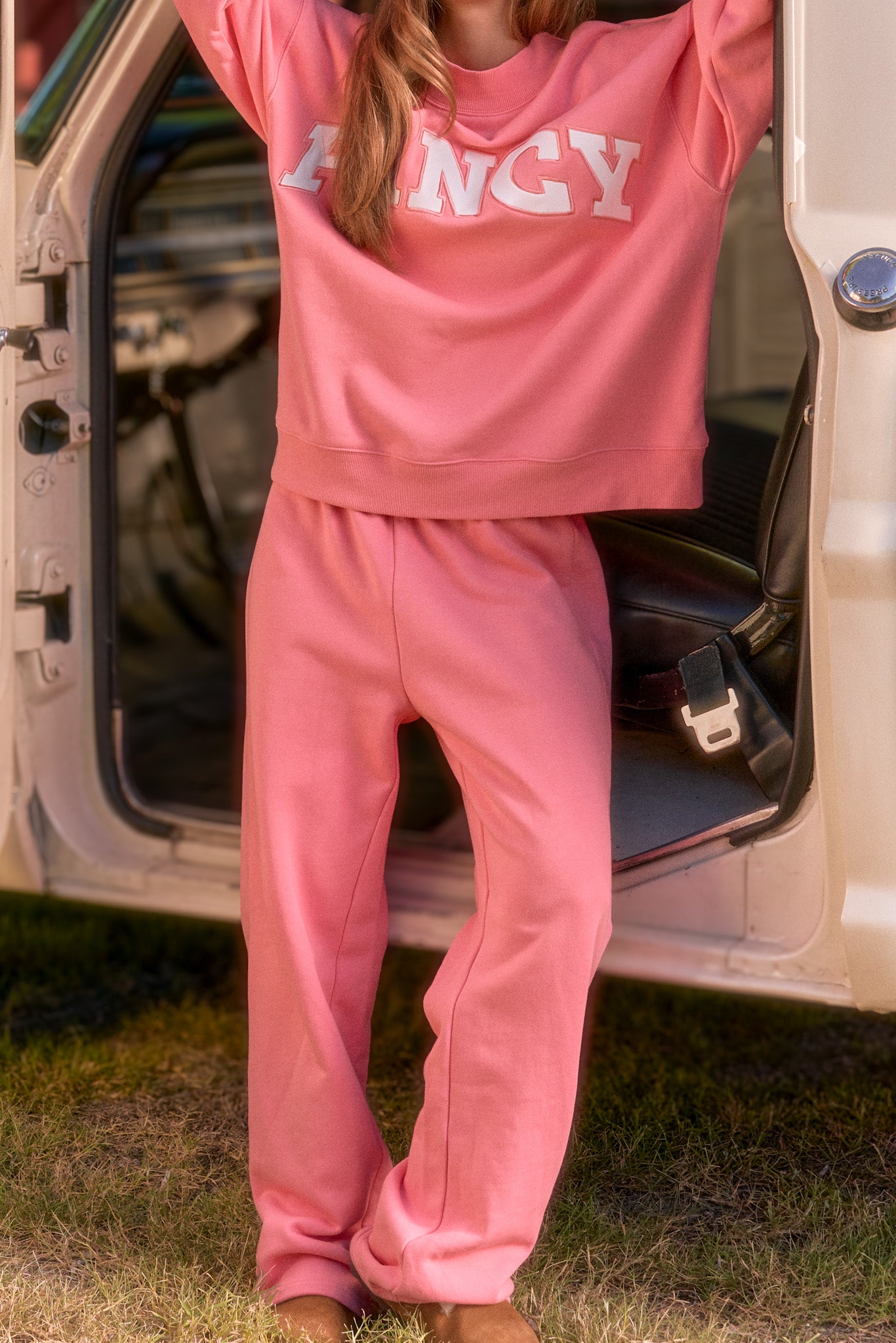Wide Leg Pants - Salmon