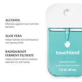 Touchland Blue Sandalwood Power Mist Hydrating Hand Sanitizer