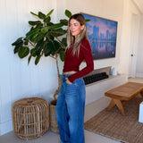 Vivi High Rise Wide Leg Jeans - Medium Wash