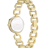 Open Circle Bracelet Watch in Gold