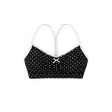 Scrunch Bra - Black/White Polka Dot