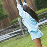 Fancy Oversized Fleece Mockneck - Glacier