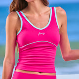 Sport Core Tank - Hibiscus/Spearmint