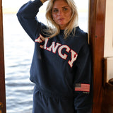 Oversized Terry Classic Mockneck