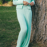 Foldover Knit Pant - Robin