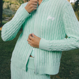 Double-Zip Knit Jacket - Robin