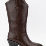 Western Boots - Brown