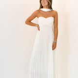 Isabel Scarf Dress - White