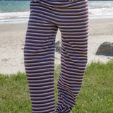 Waffle Striped Pants
