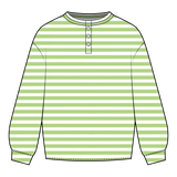 Fancy Striped Buttoned Long Sleeve
