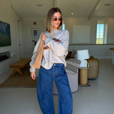 Taylor Fish Knit Sweater - Oatmeal