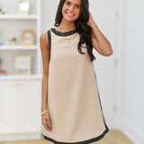 Brandi Sleeveless Dress - Ecru